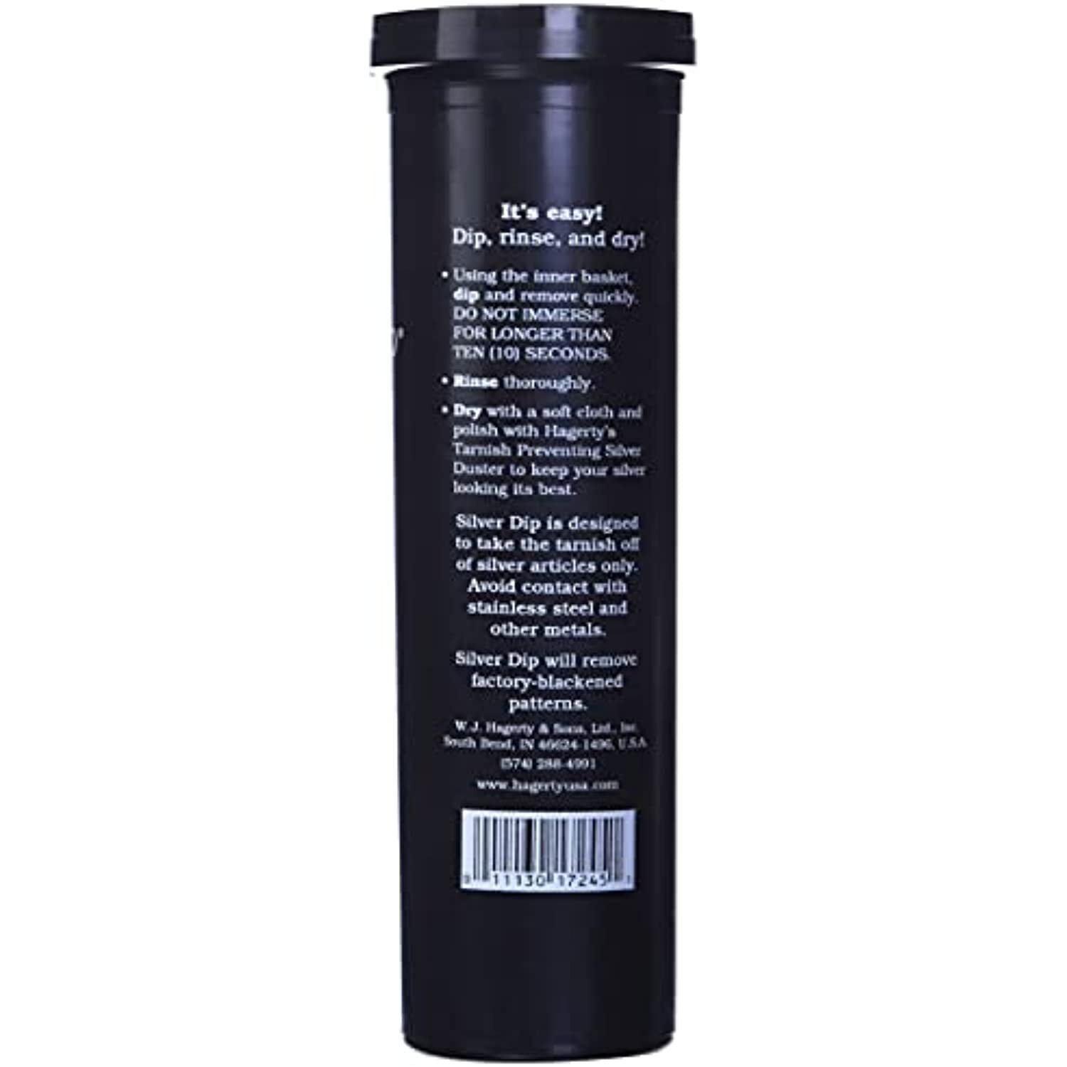 Hagerty 17245 Flatware Silver Dip, 16.9 fl.Oz, Black