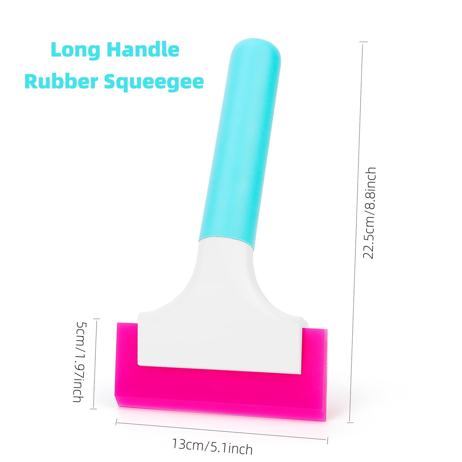 2-Pack Squeegee Kit, 9” Long Handle & 3” Palm Turbo Grip, for Window Tinting …