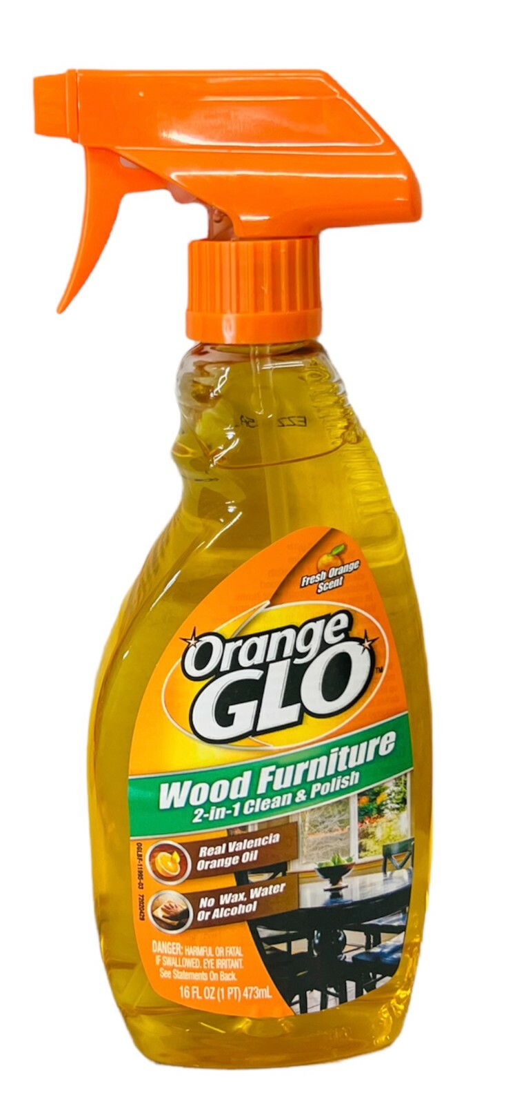 Orange Glow Wood Furniture 2 in 1 Clean & Polish Spray 16 oz
