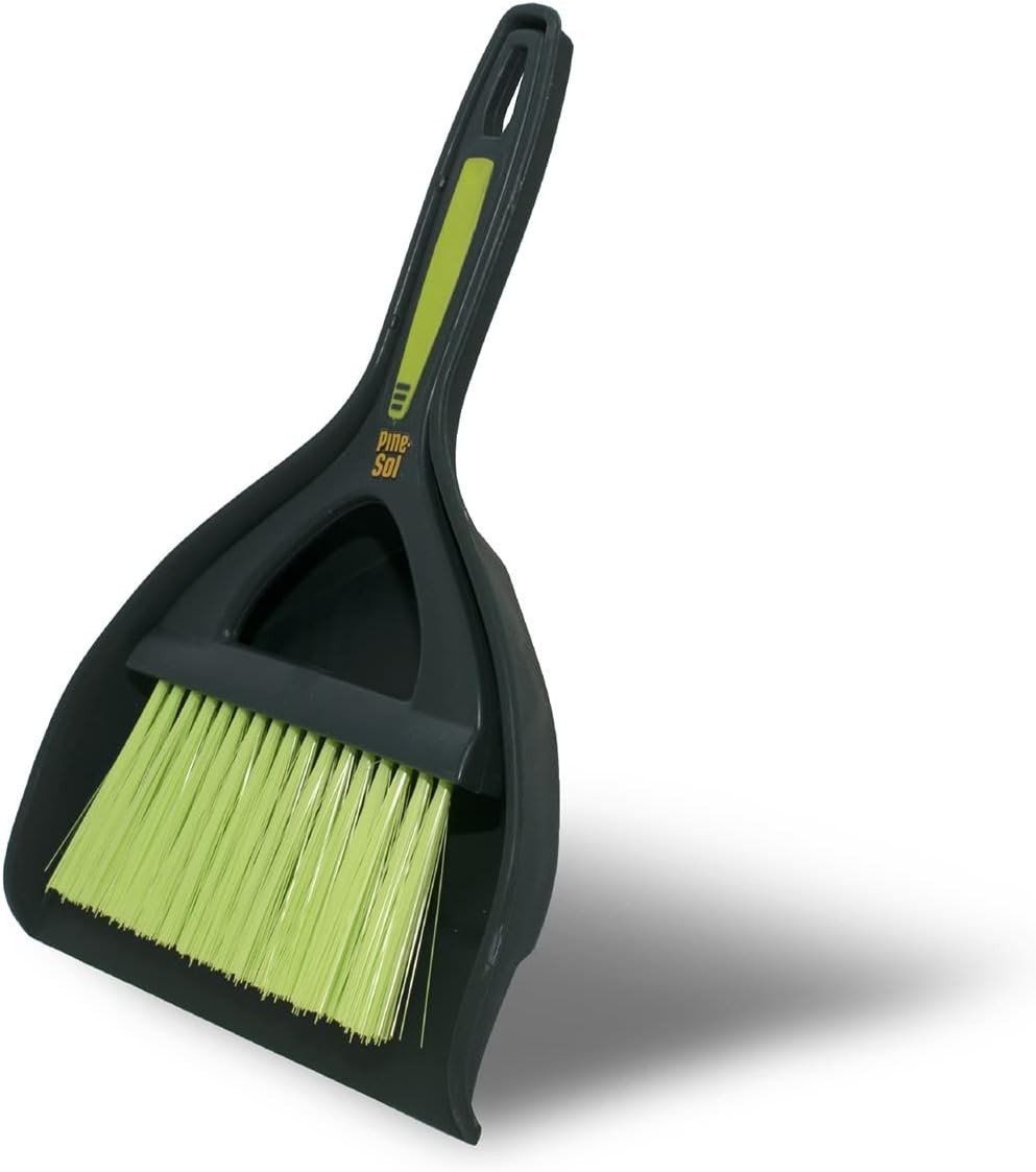 Mini Dustpan and Brush Set | Nesting Snap-On Design | Portable,