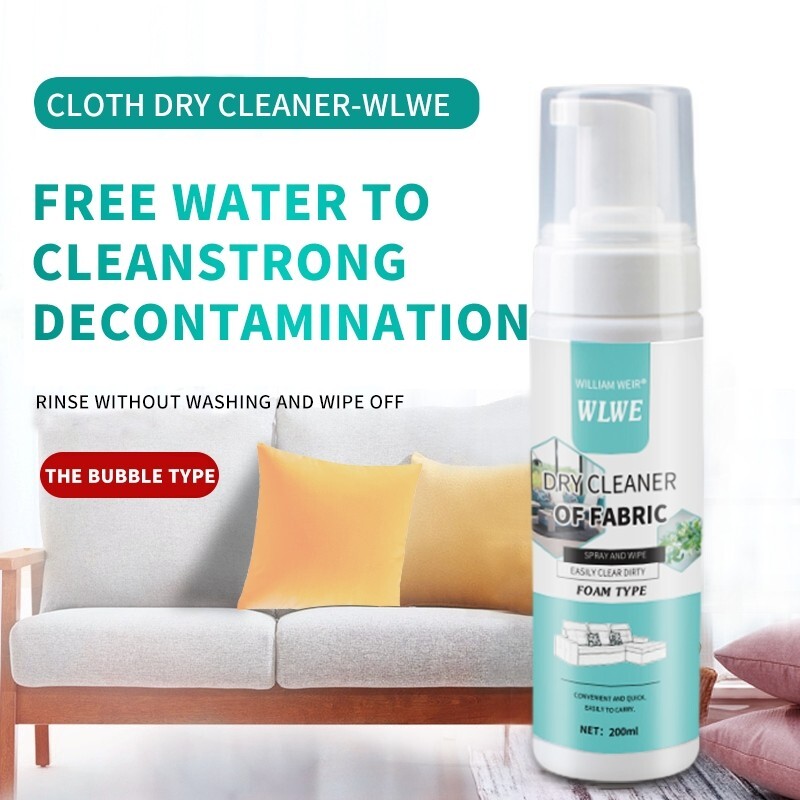 Fabric cleaner and upholstery stain remover for deep cleaning of carpets, sofas
