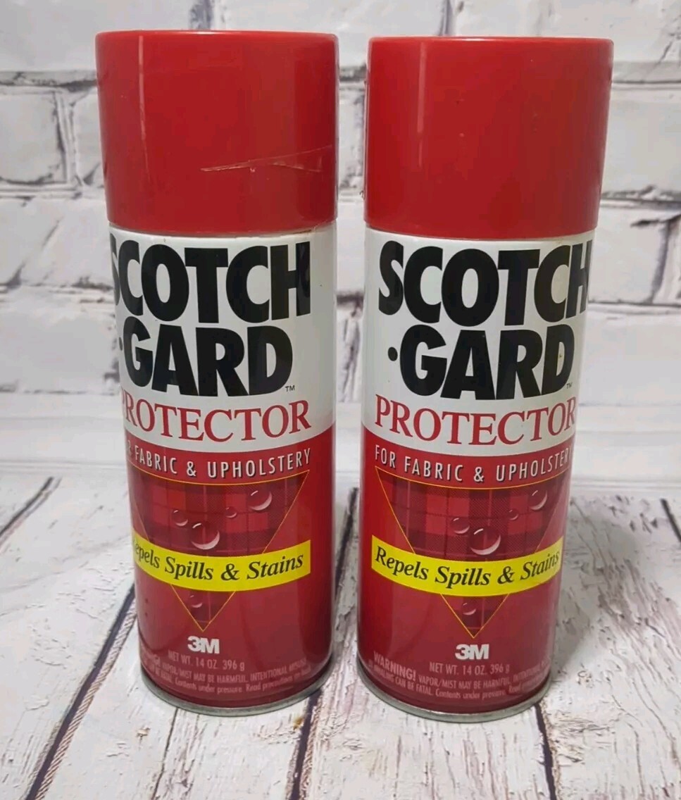 (2) SCOTCHGARD 1995 Protector Fabric Upholstery 14 oz OLD FORMULA, Almost Full