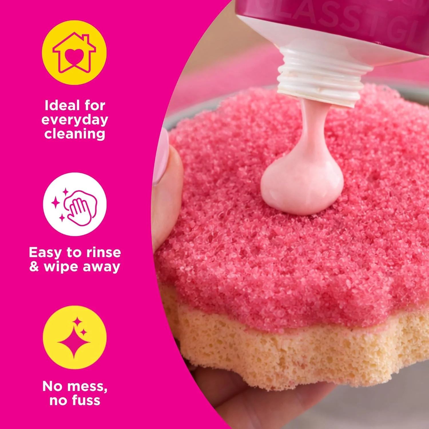 The Pink Stuff The Miracle Squeezable Cleaning Paste 300g Easy to Rinse Multi Pu