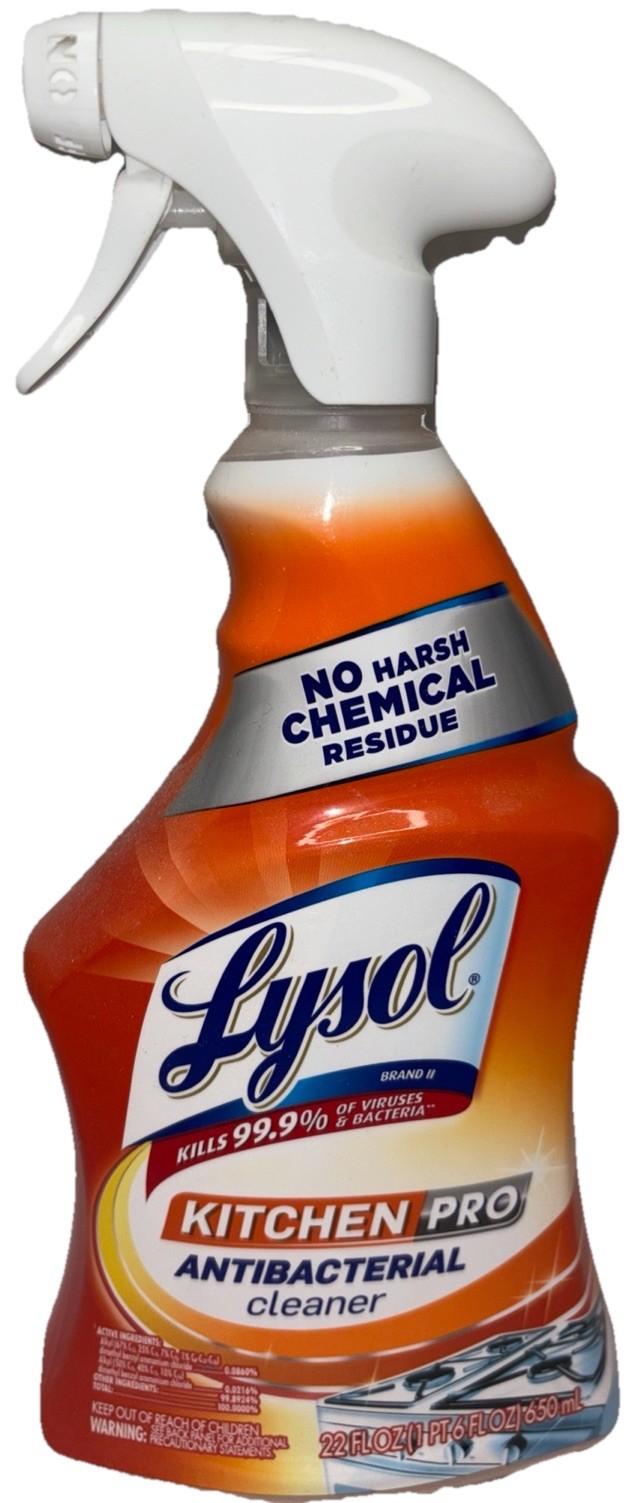 Lysol Pro Kitchen Spray Cleaner And Degreaser—All Purpose Cleaner—24 HOUR SHIP—