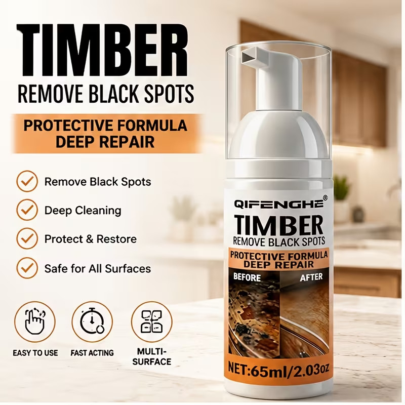 Wood Black Spot Remover Foam Cleaner 65ml for Kitchen Cabinets & Wooden Furnitur