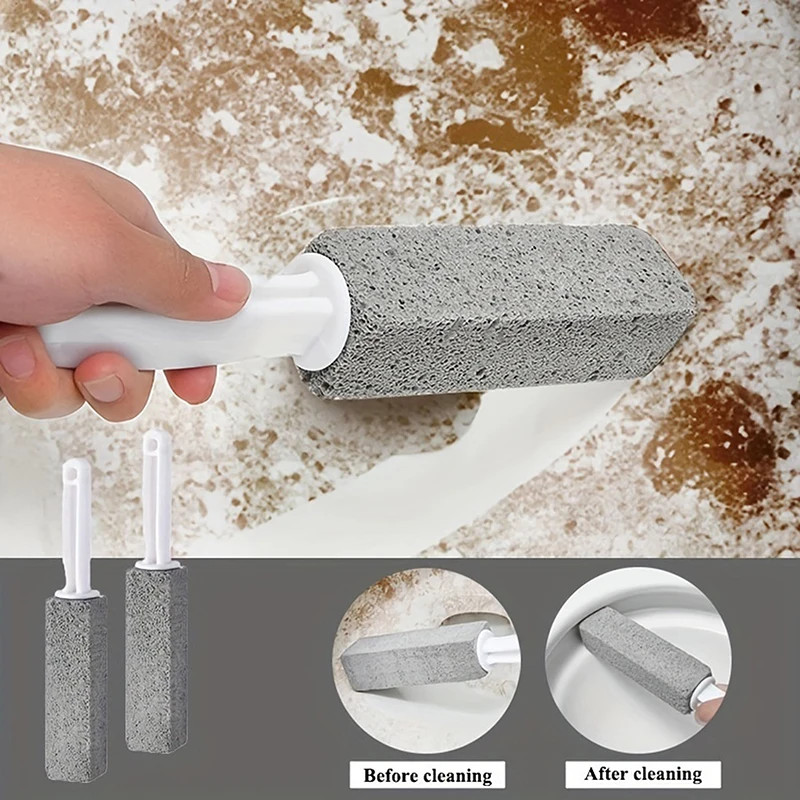Pumice Stone Cleaning Tool for Toilet Tile Sink Limescale Stain Remover Multipur