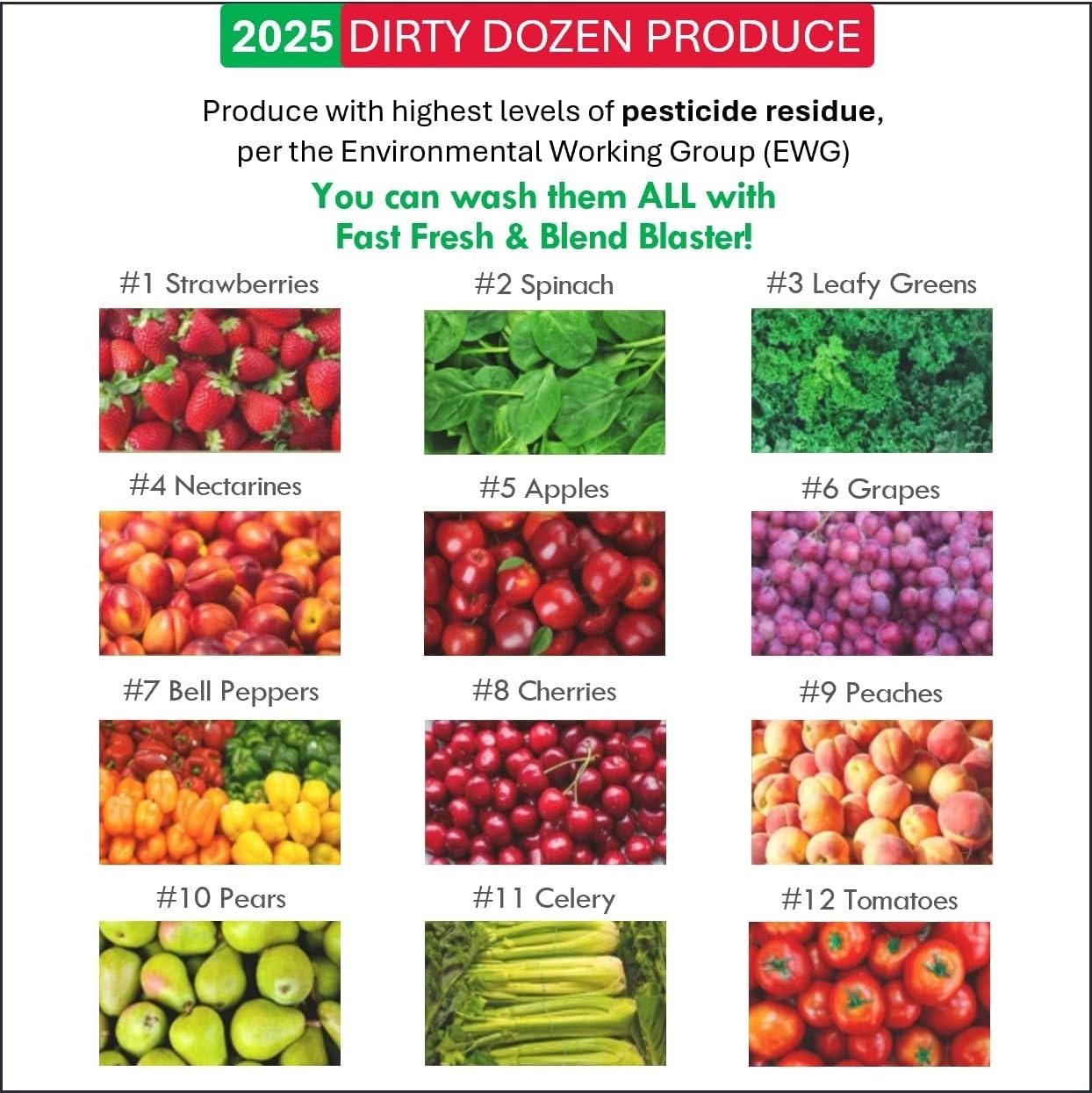 Fruit and Vegetable Wash Strips | Plant-Based, Food-Safe Produce Cleaner | Di…
