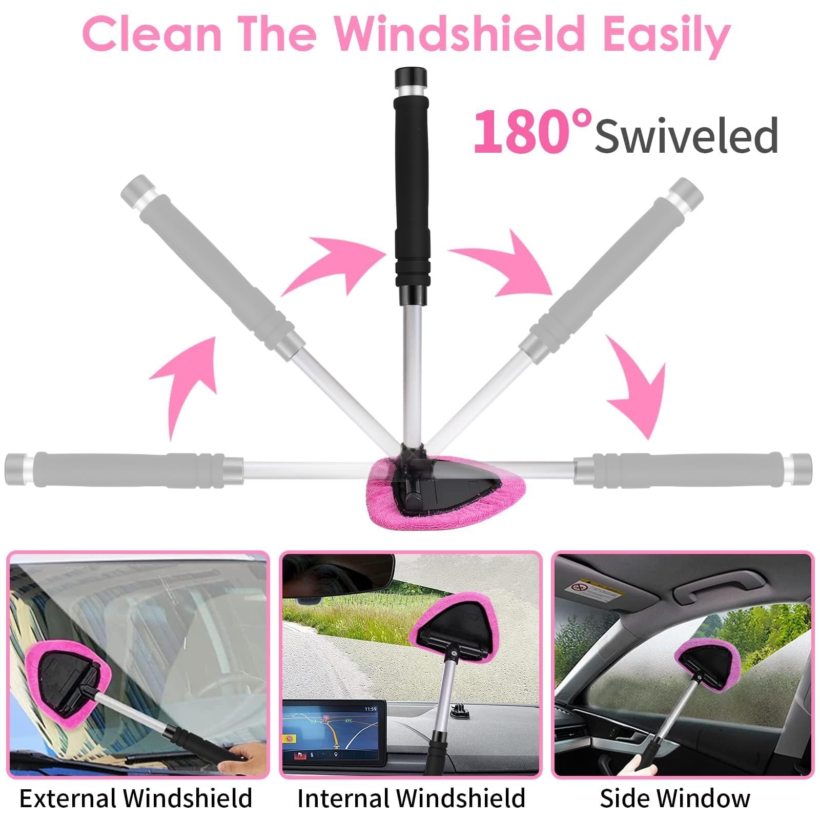 17Piece Car Cleaning Kit with Handheld Vacuum, Detailing Brushes & Gel