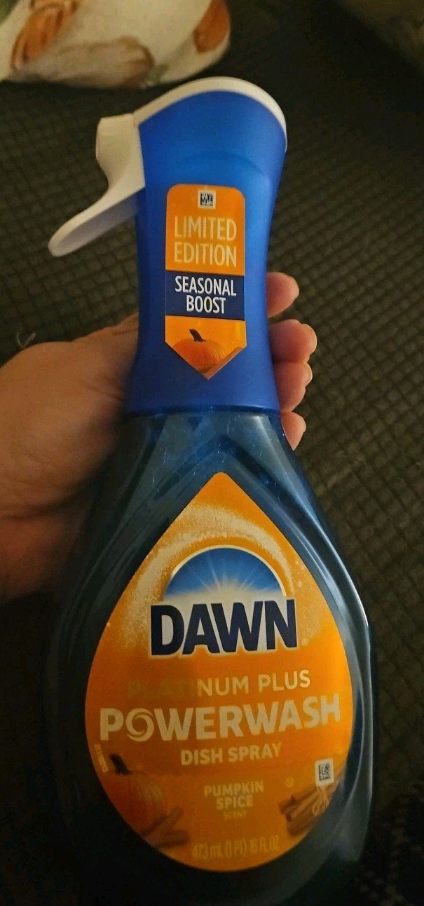 Dawn Powerwash Spray, Dishwashing Liquid, Pumpkin Spice, Limited Edition