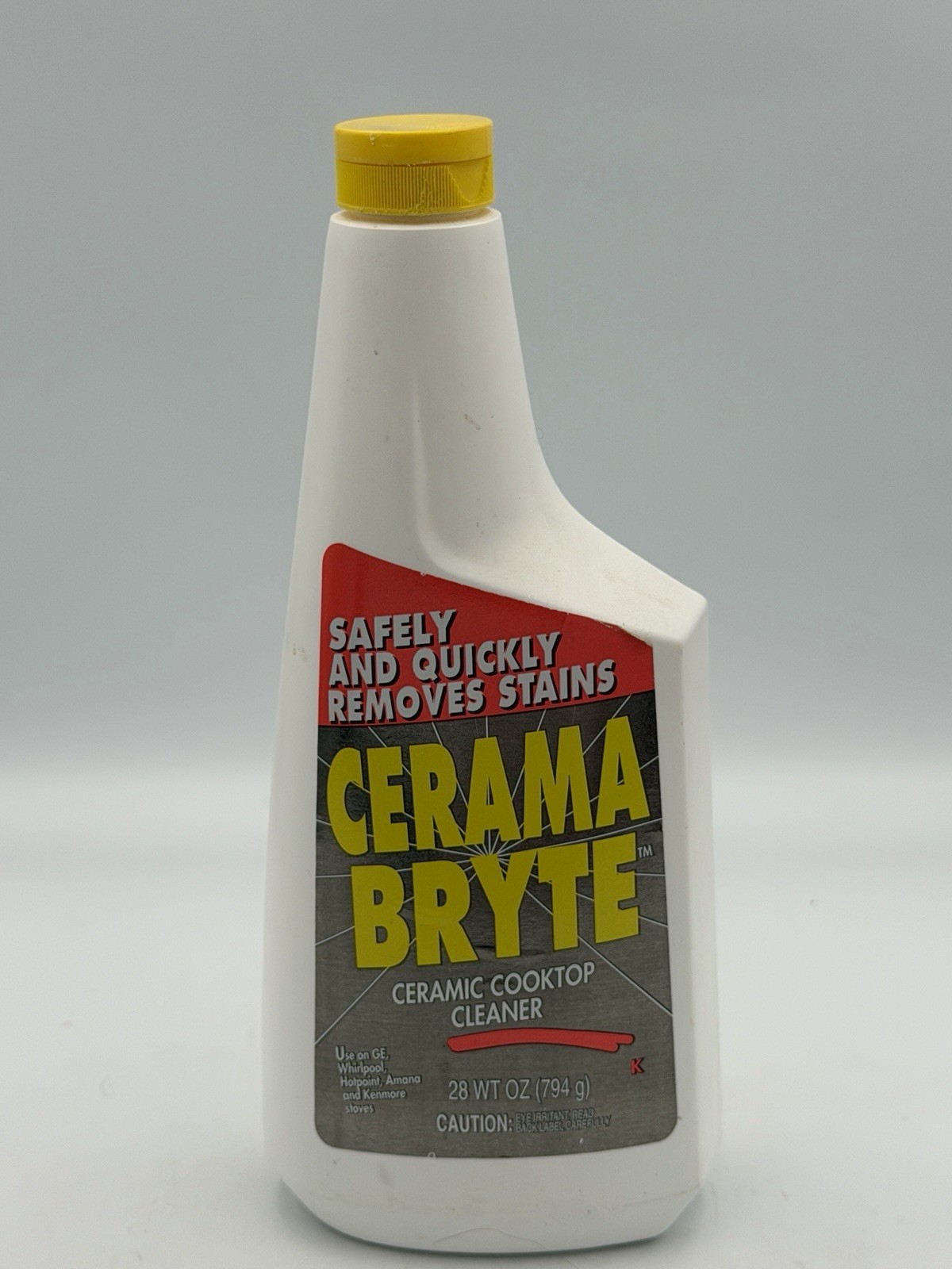 NOS Vtg 2000’s Cerama Bryte Cooktop & Stove Top Cleaner Glass-28 OZ Prop