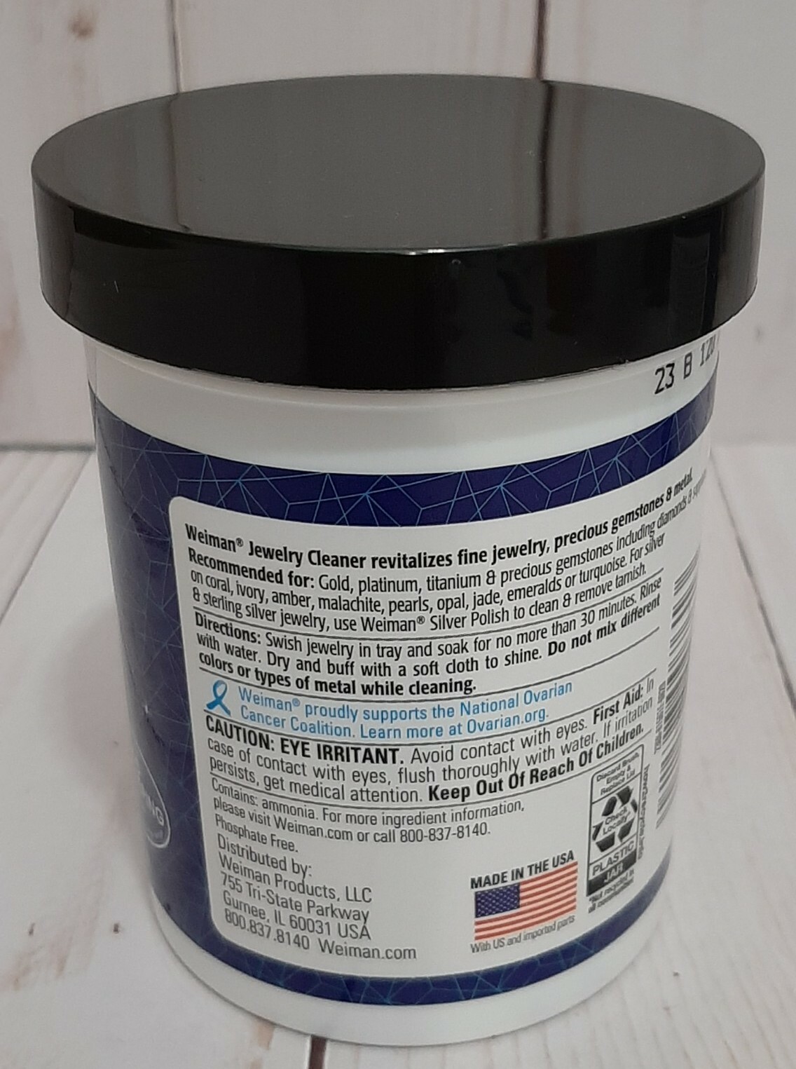 ( 2 ) WEIMAN Fine Jewelry Cleaner Liquid Restores Shine and Brilliance 7 oz. Ea.