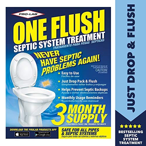 Septic Tank Treatment – 3 Month Supply Of Septic Treatment- Dissolvable Septic
