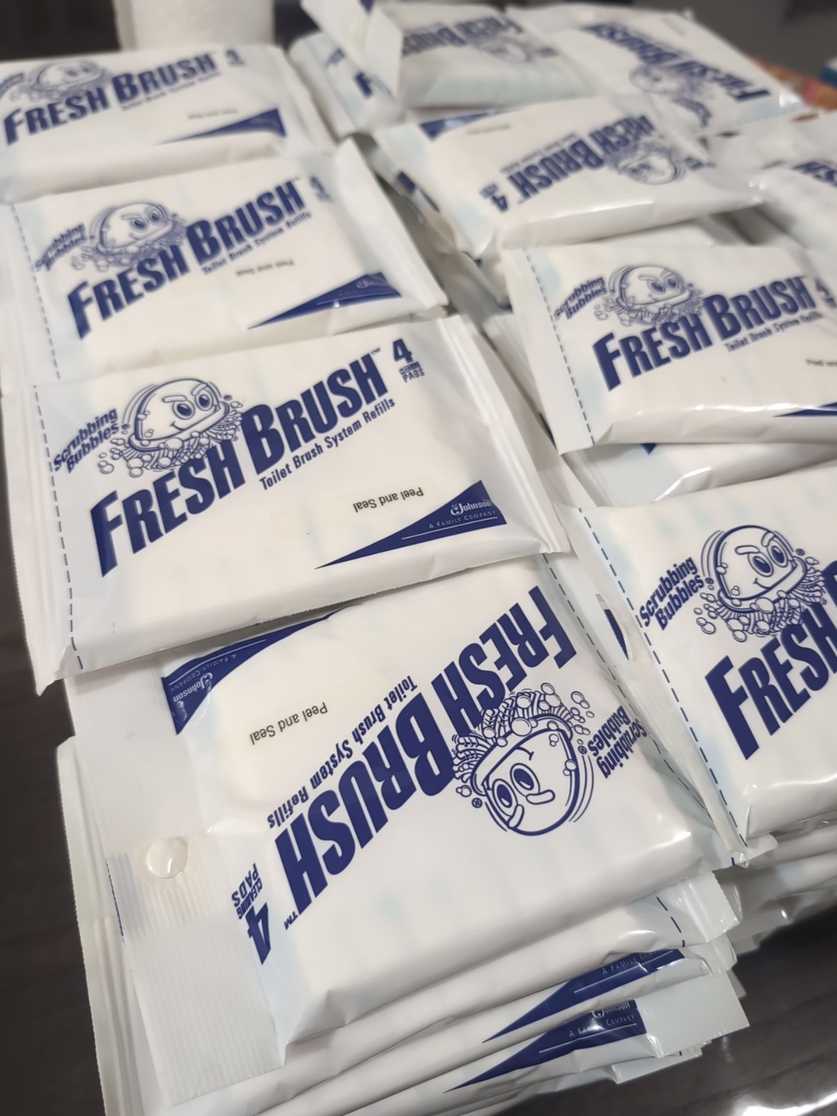 Scrubbing Bubbles Fresh Brush 40 Count Flushable Refill Pads Toilet Cleaner