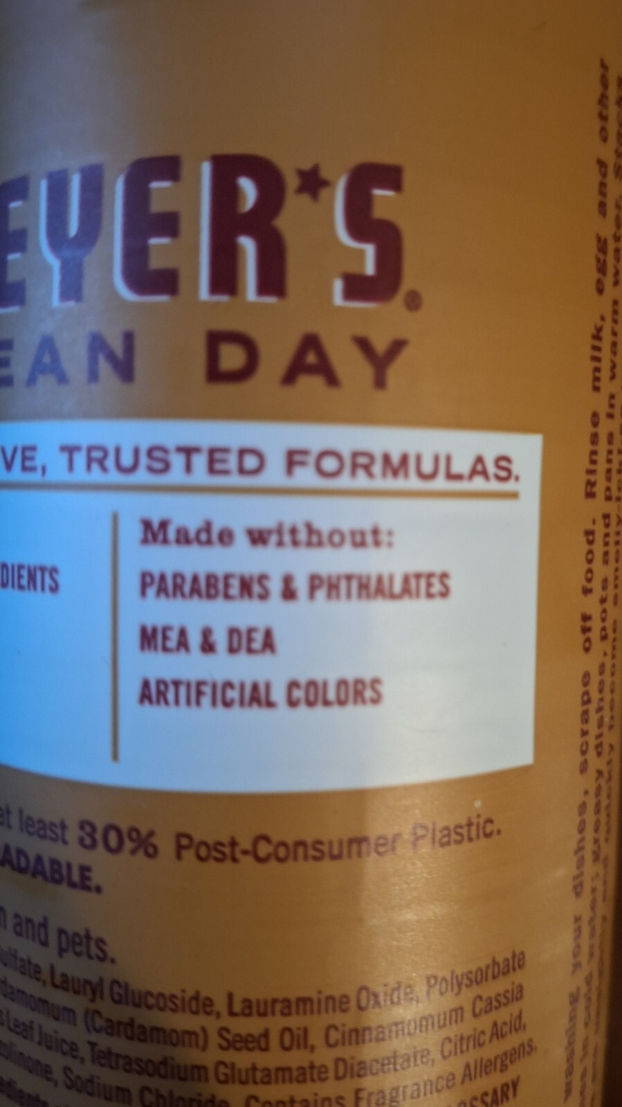NEW, Mrs. Meyer’s Clean Day 16 Oz. Apple Cider Dish Soap 70050