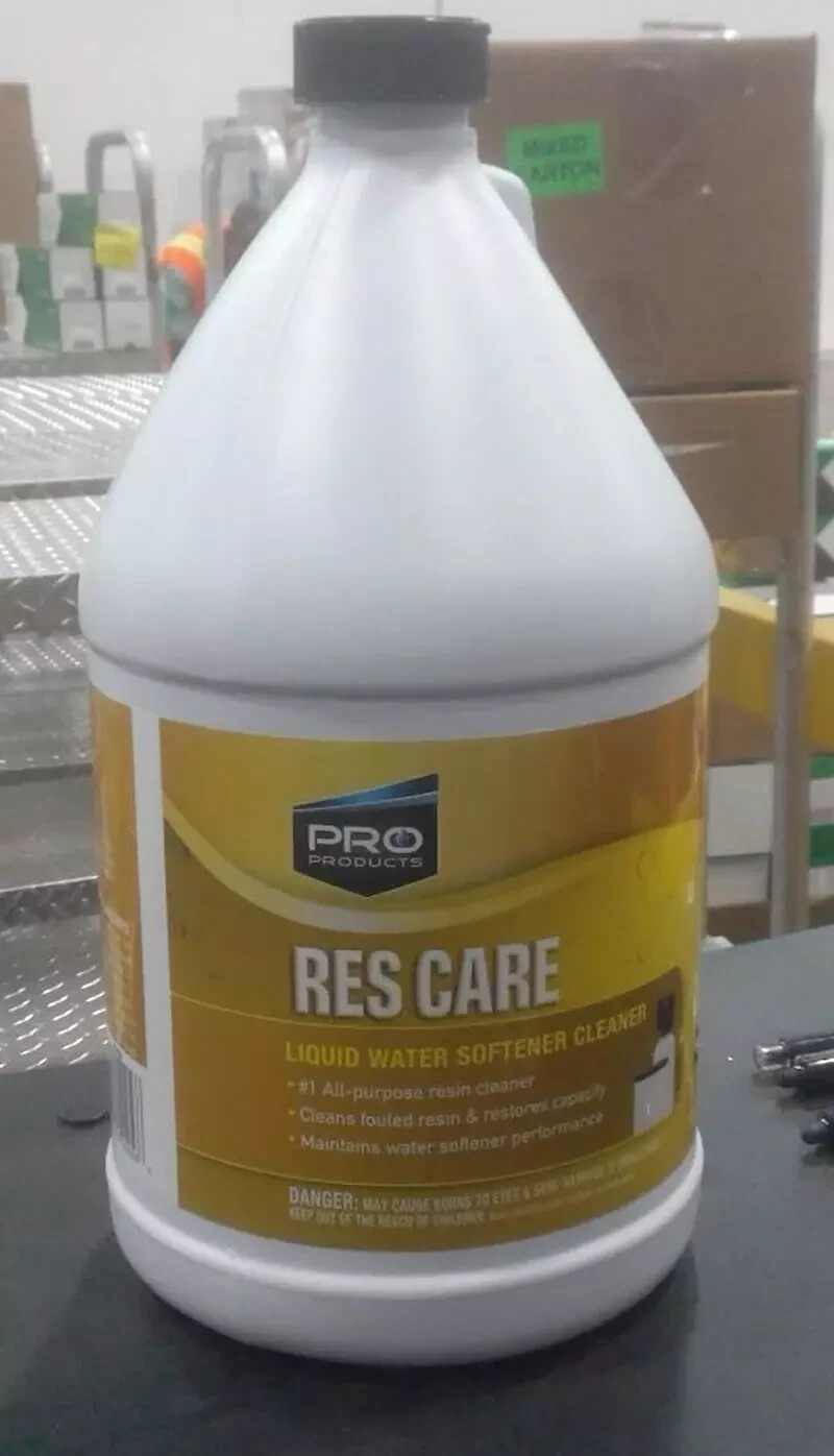 Rescare RK02B All-Purpose Water Softener Cleaner Liquid Refill, 1 Gallon,