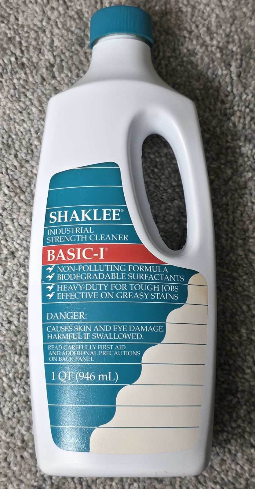 Shaklee Basic-I Industrial Strength Cleaner Concentrated Formula Approx. 27 oz.