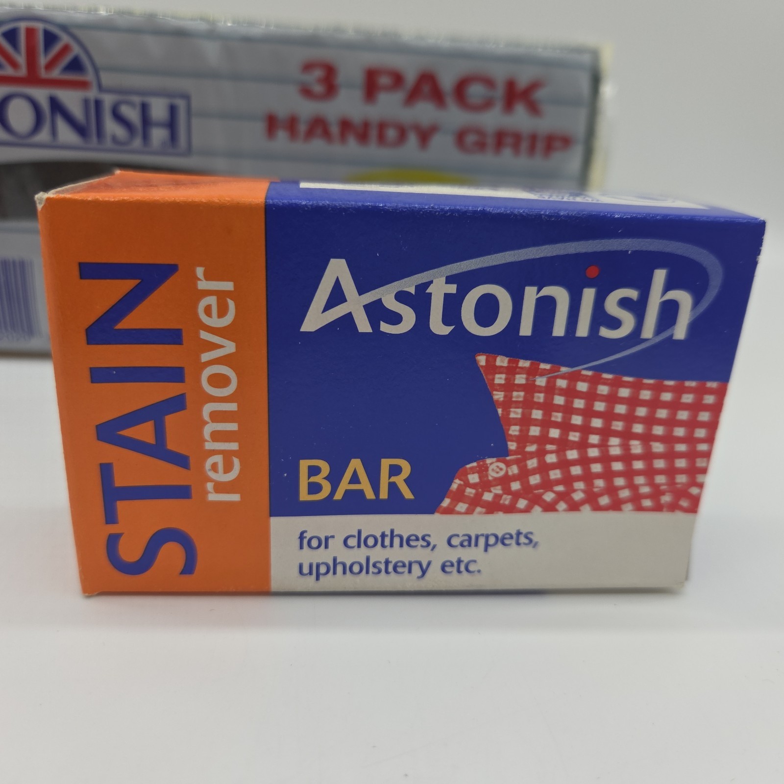 NEW Astonish Stain Remover Bar Stick And Sponges Upholstery Clothes Cleaning