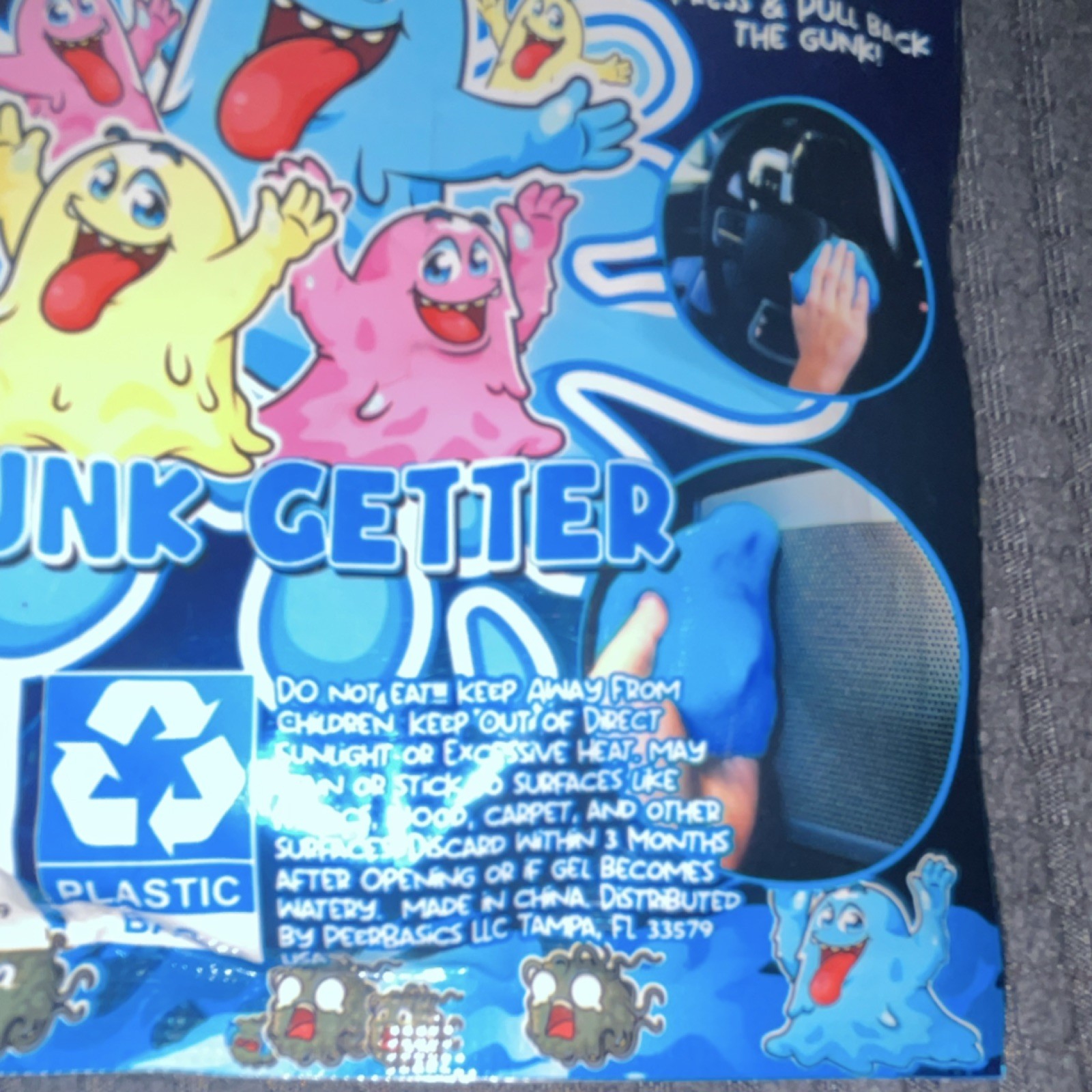 Gunk Getter Cleaning Gel for Cars, Keyboards, Clippers – 65g