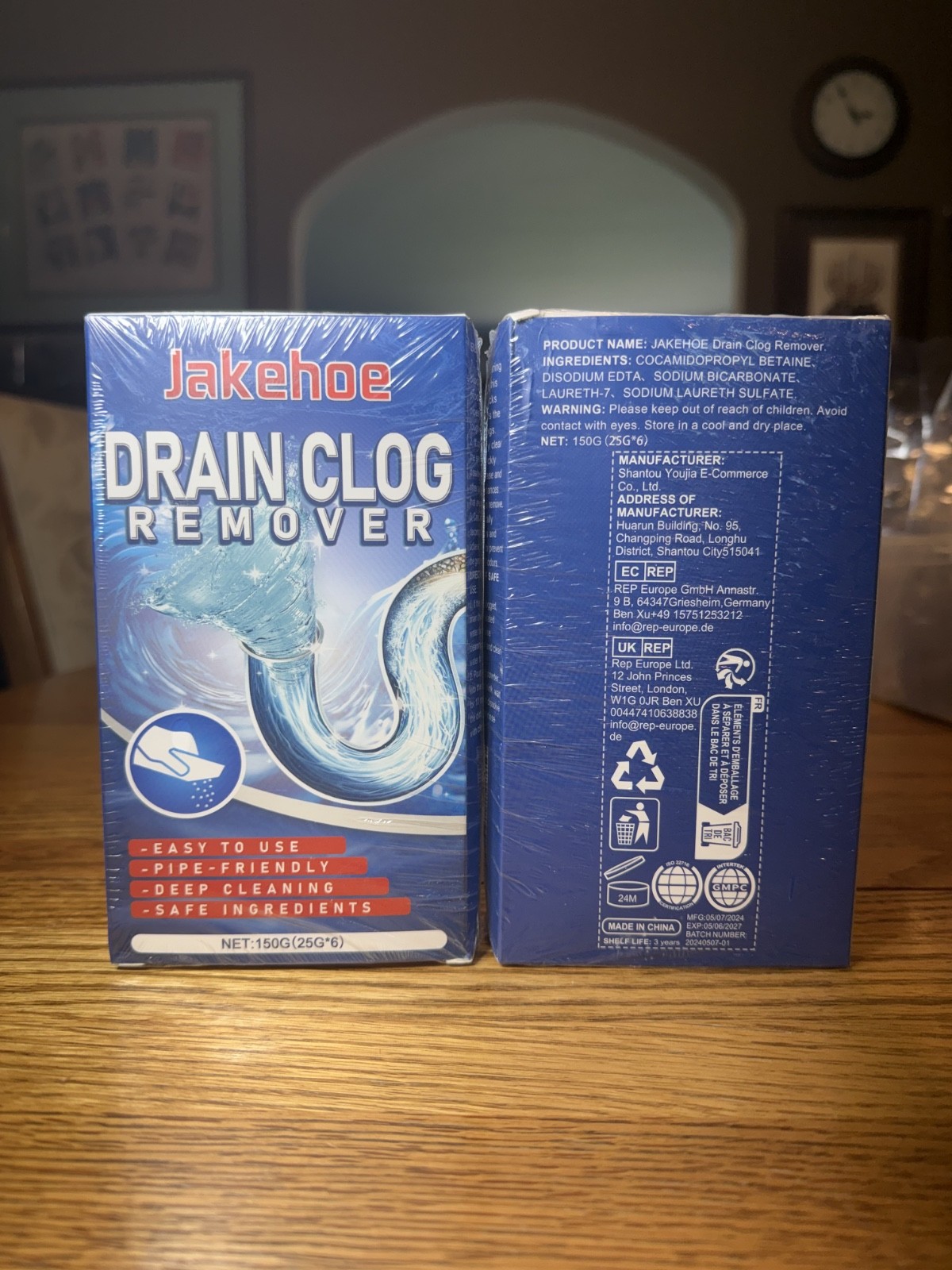 Brand NEW Jakehoe Professional Drain Clog Remover – Instant Clog Clearer 2 pack