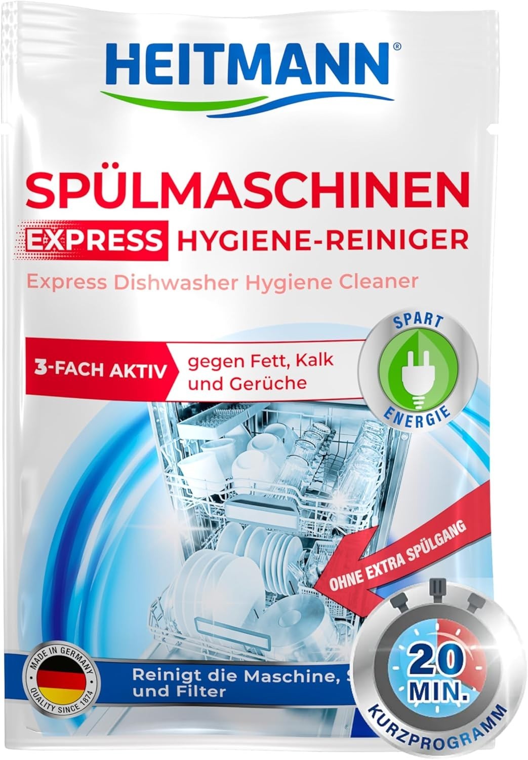 Quick & Efficient 30g Dishwasher Hygiene Solution – Cleans in Just 20 Minutes
