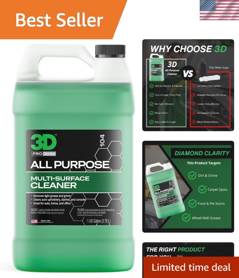 All Purpose Cleaner – High-Performance Interior & Exterior Car Cleaner for Vi…