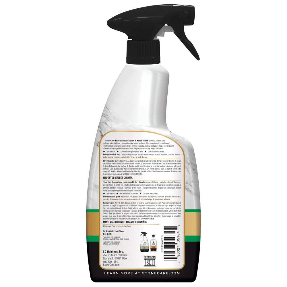 Granite Stone Polish – 24 Ounce – for Granite Marble Soapstone Quartz Quartzi…