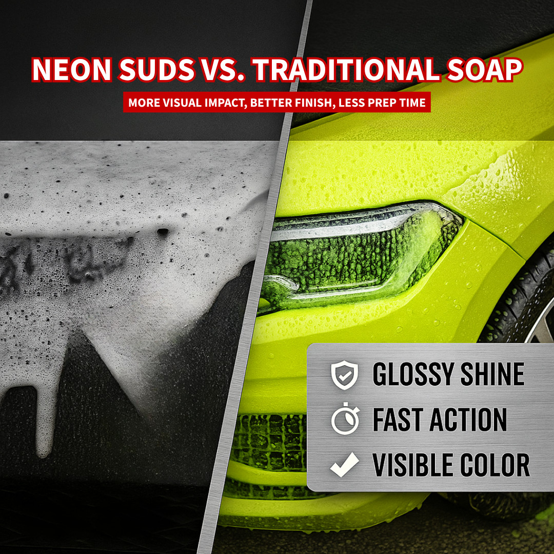 Neon Suds Colored Wash & Wax