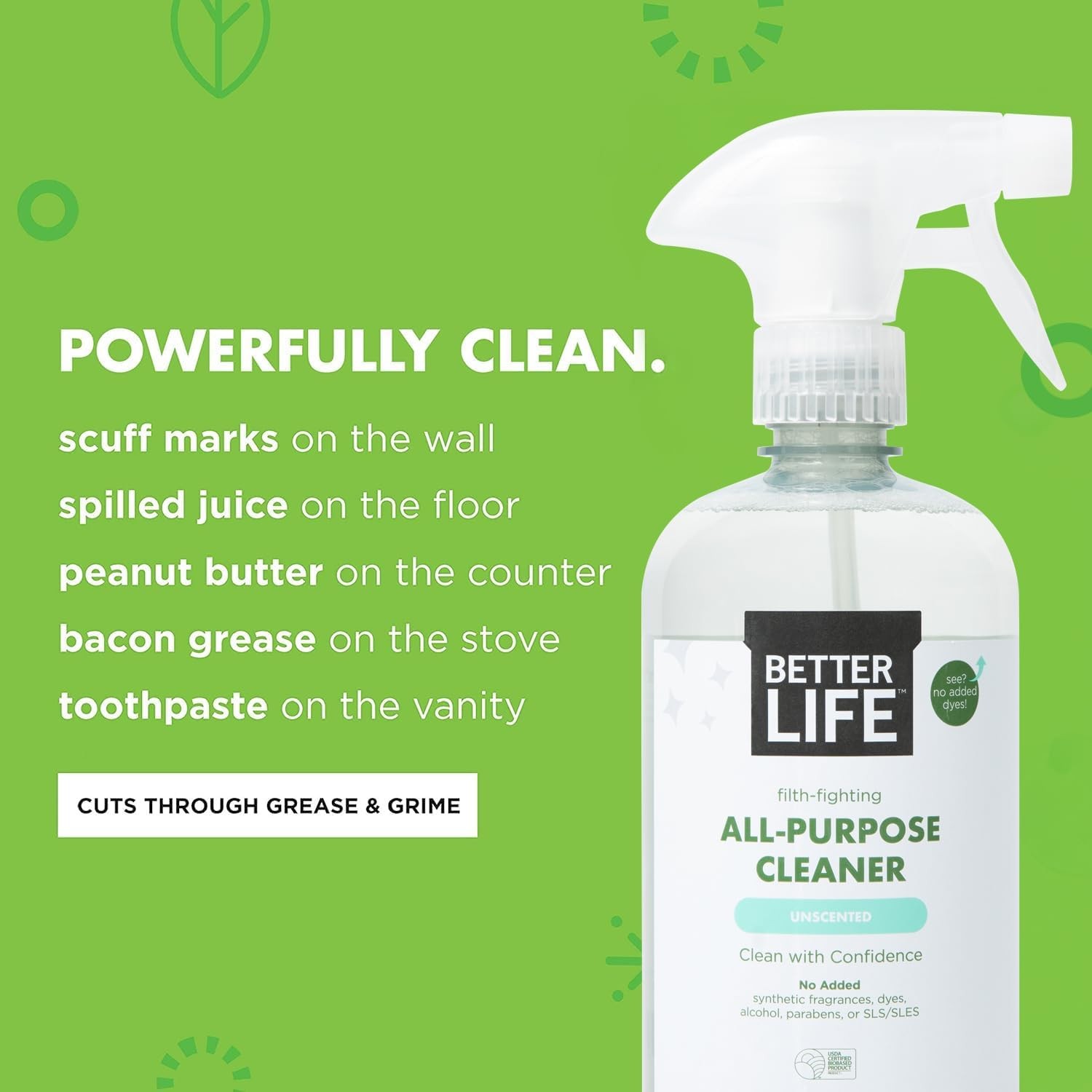 Better Life Unscented Multi Surface Cleaner 24oz 2 Pack
