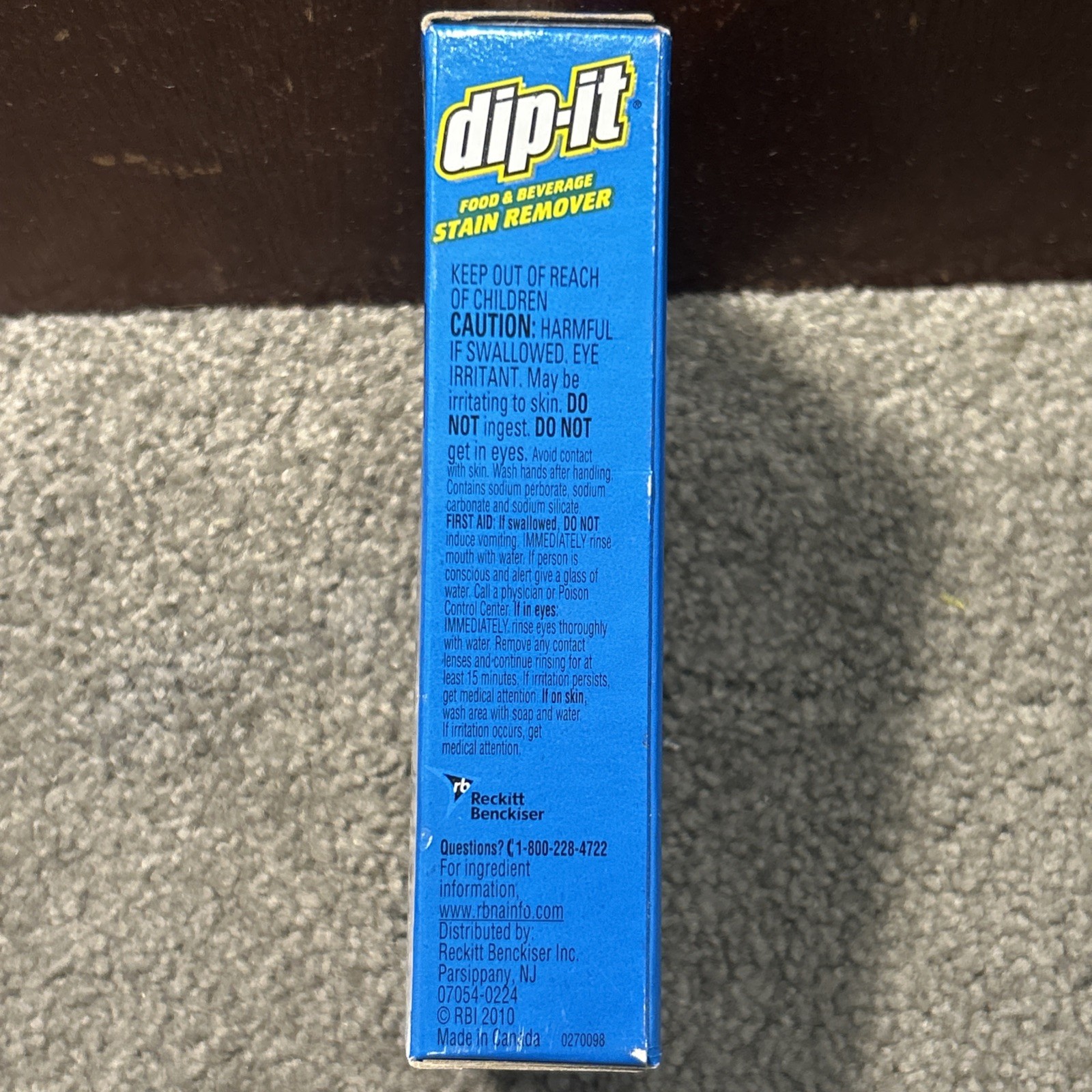 X3 Dip-It Food & Beverage Stain Remover for Metal, Porcelain & Glass, 5oz