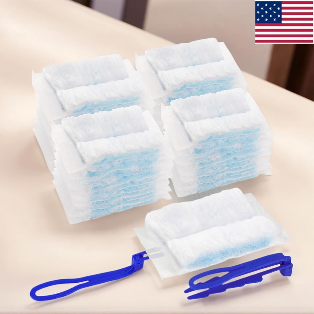 40 Count Electrostatic Disposable Dusters Static Dust Removal Brush for Cleaning
