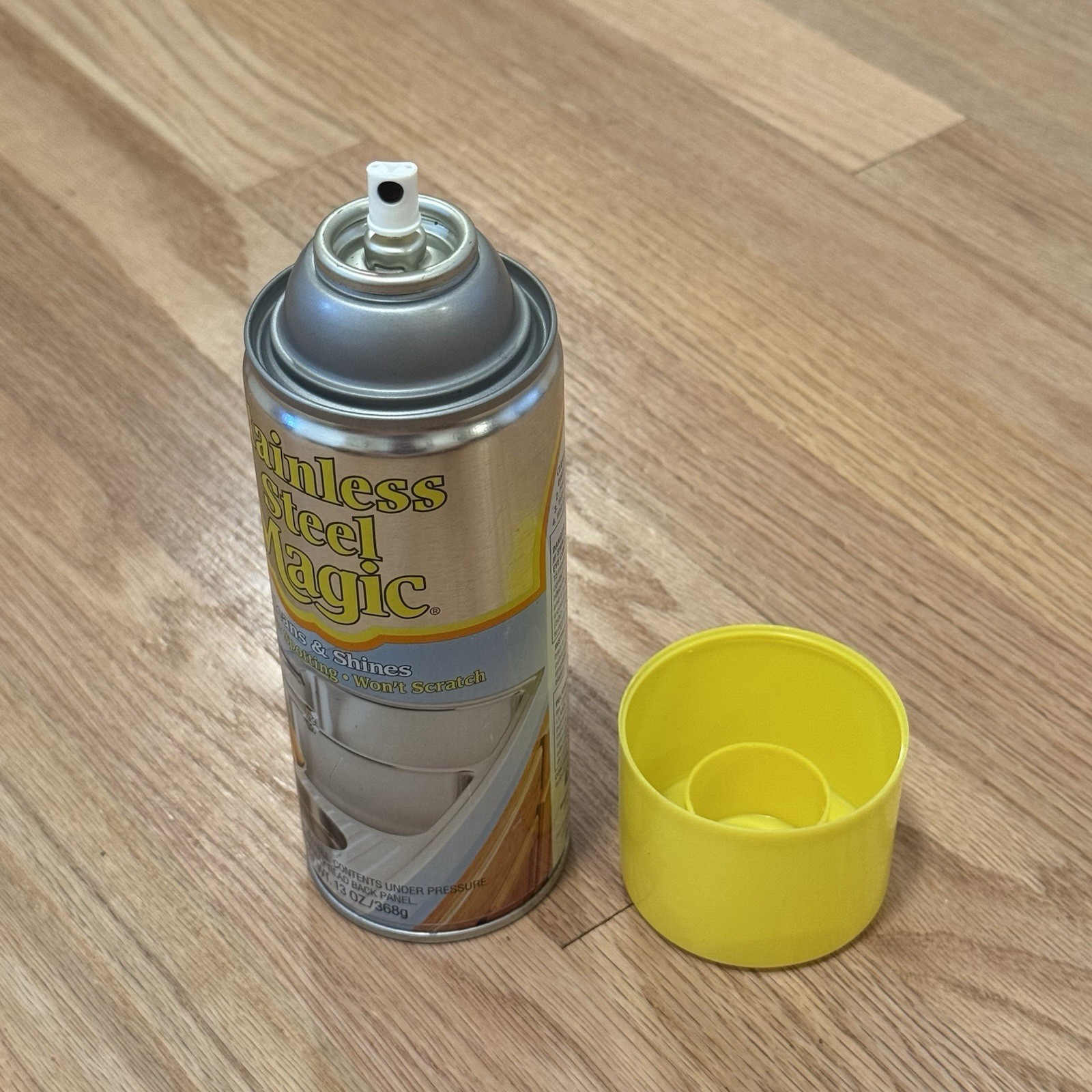 Magic Stainless Steel Countertop Appliance Aerosol Clean & Shine Spray – Vintage