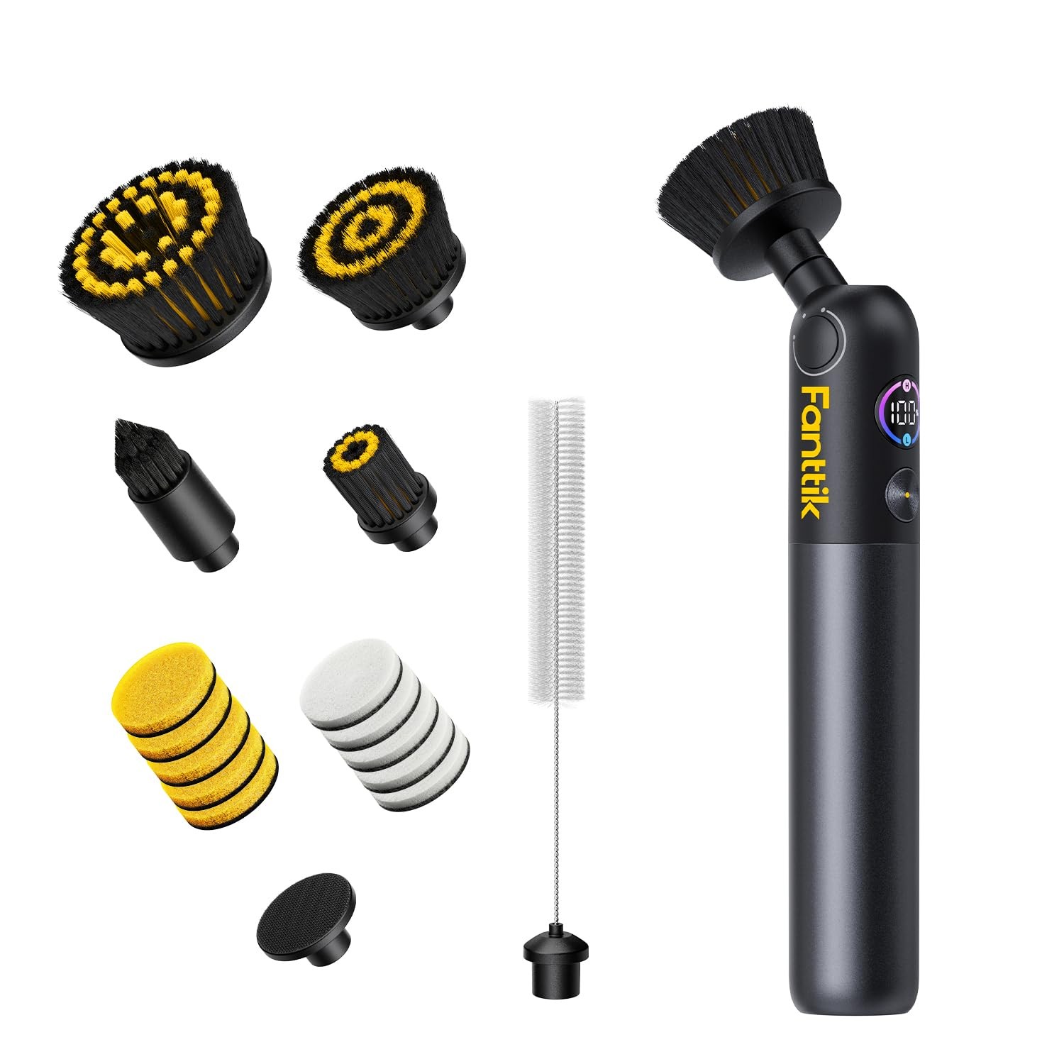 Flip G10 Nano HomeCare Cordless Electric Spin Scrubber, 360° High-Torque Rota…