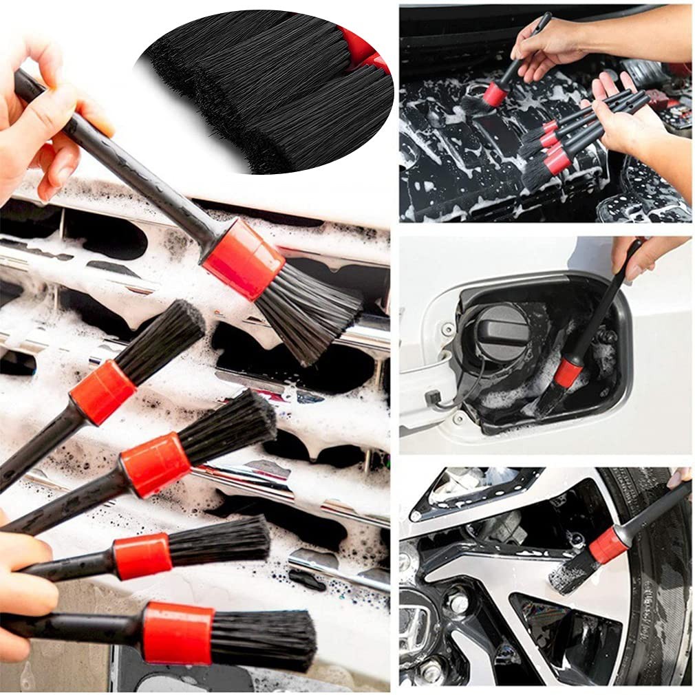 10 PCS Car Auto Detailing Brush Set, Interior, Exterior, Wheels, Engine, Vents