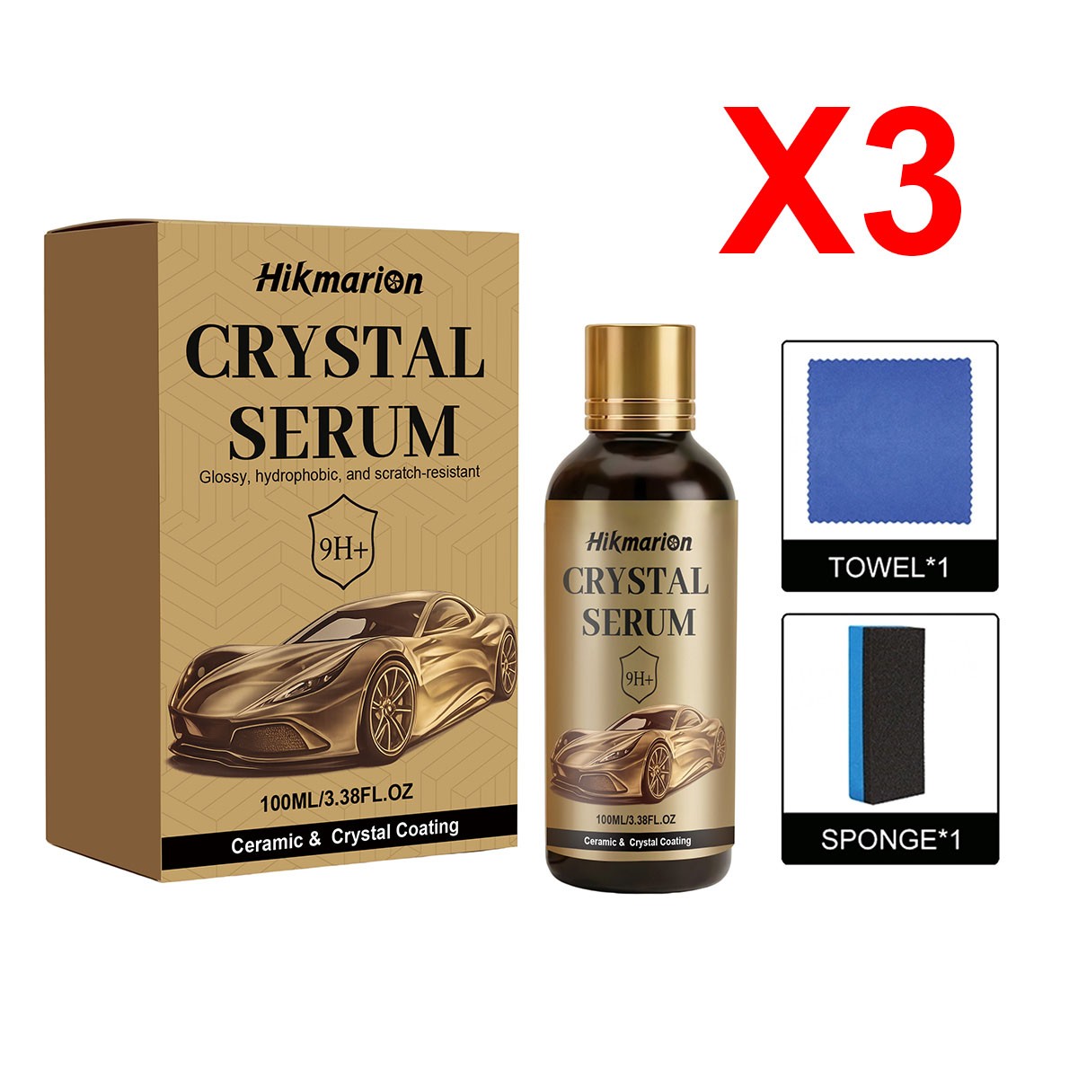 100ML PTZ Crystal Serum – Advanced Graphene Ceramic Coating For Cars US