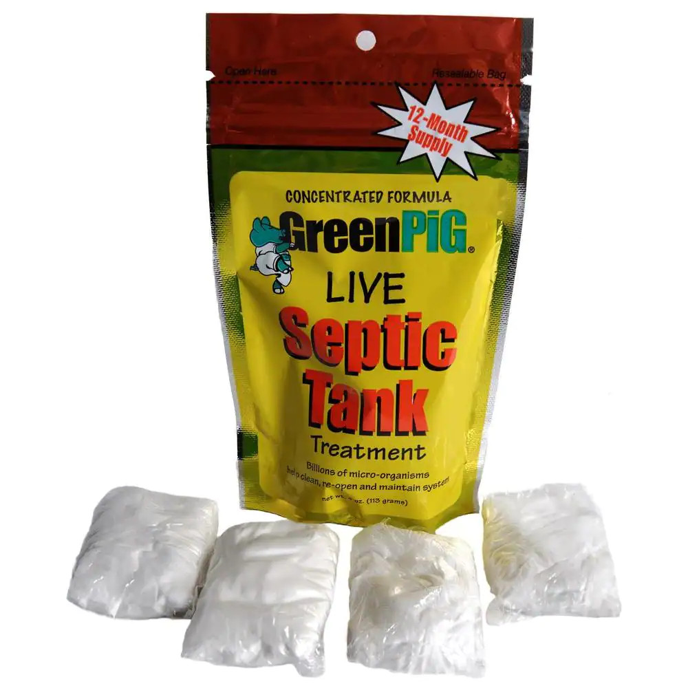 Septic Tank Treatment 1-Year Supply Tablets Capsules Regular Strength Save New
