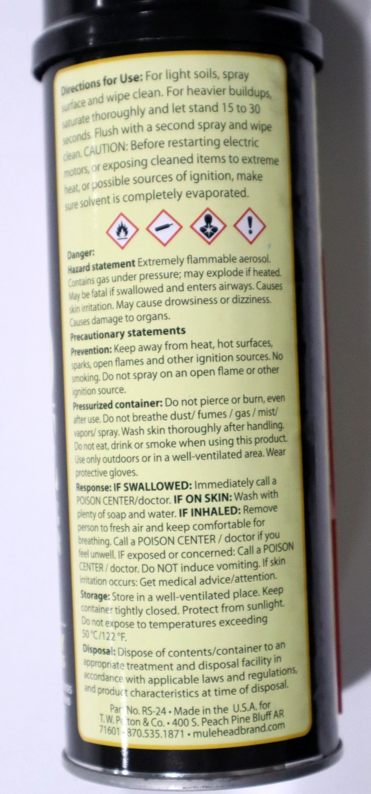 RAPID SOLVE, 15.5 oz RAPID SOLVE FAST EVAPORATING CLEANER-DEGREASER RS-24