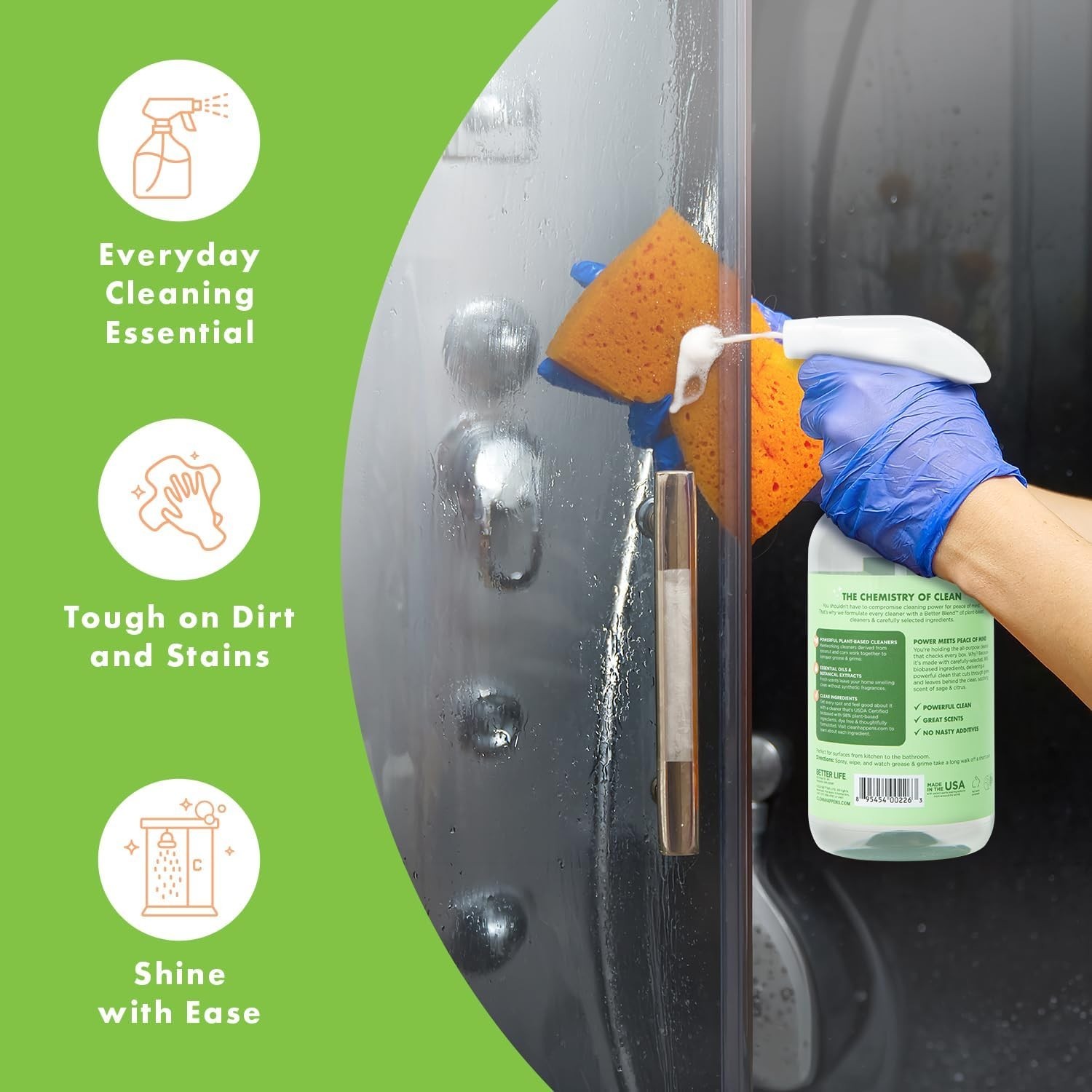All Purpose Cleaner – Multipurpose Home and Kitchen Cleaning Spray for Glass,…
