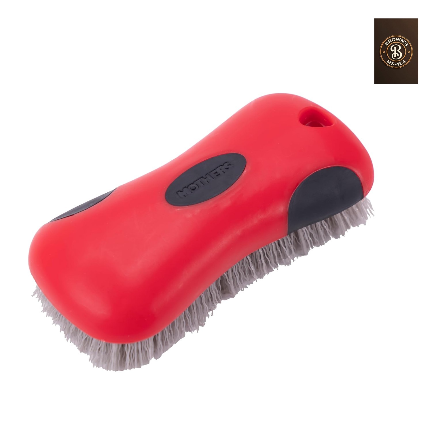 Stiff Bristle Carpet and Upholstery Cleaning Scrub Brush for Automotive, Home…