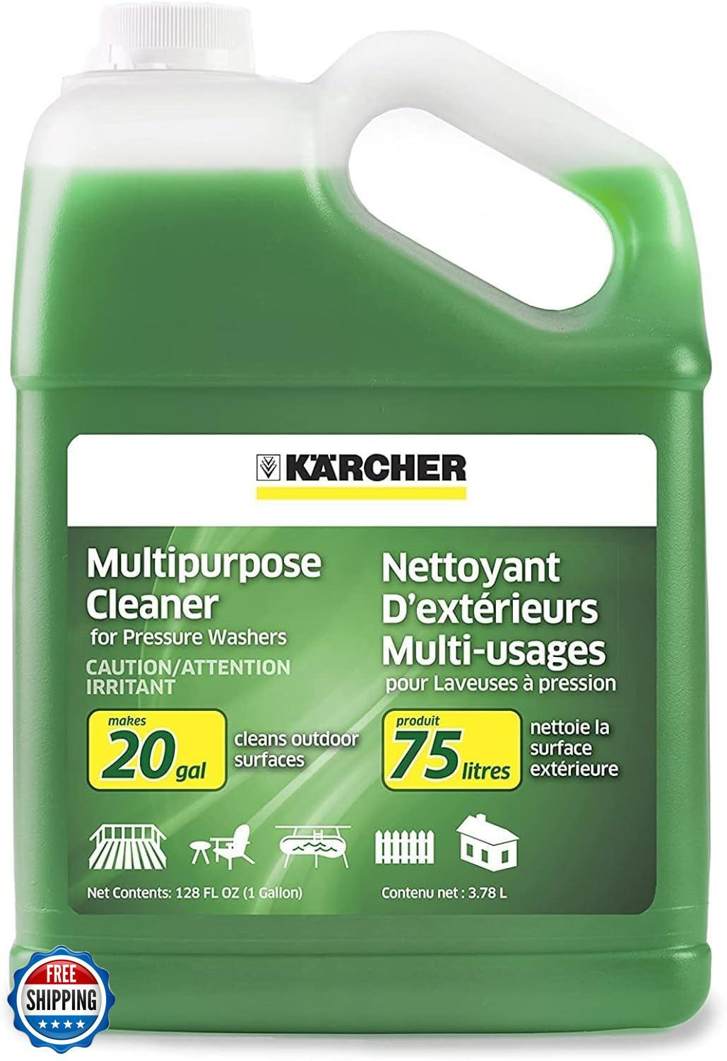 Kärcher Multi Purpose Pressure Washer Detergent, Removes Dirt and Grime from