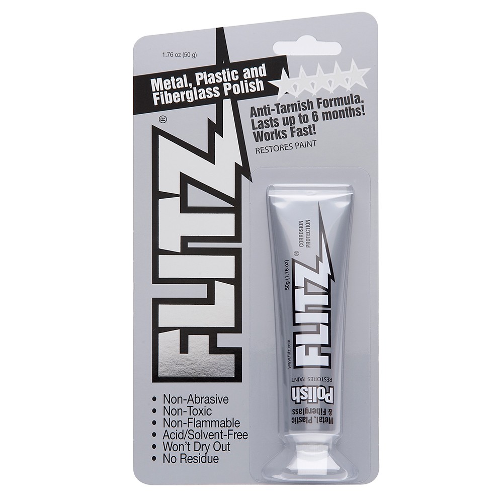 Flitz Polish – Paste – 1.76oz Tube – 6-Pack