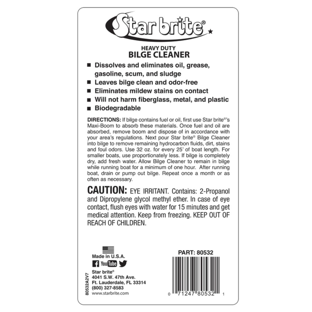 STAR BRITE Bilge Cleaner – 32 OZ (080532PW)