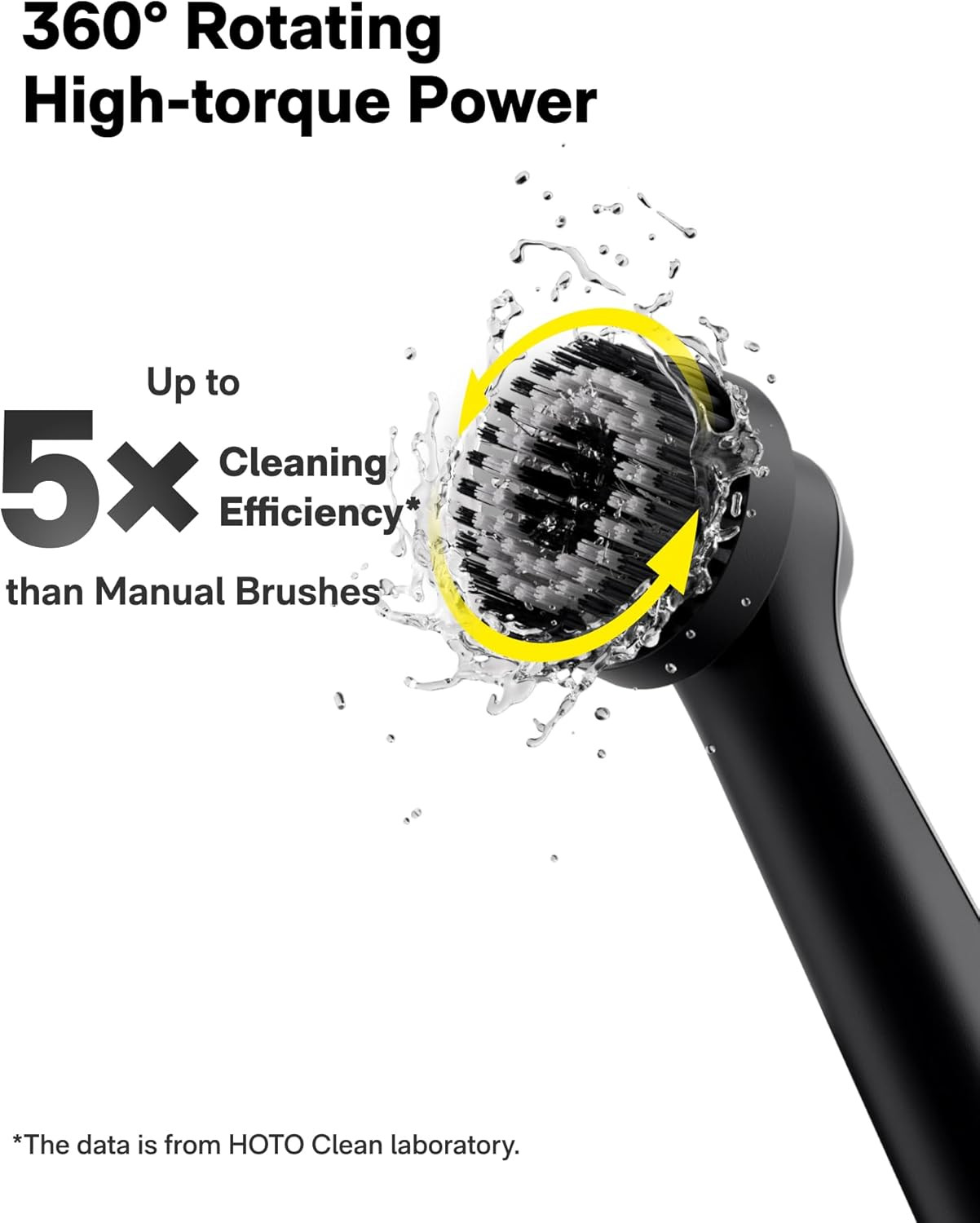Wand™ Cordless Spin Scrubber, Electric Rechargeble Grout Cleaning Brush,