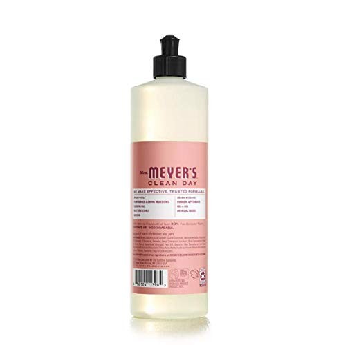 MRS. MEYER’S CLEAN DAY Dish Soap Rose 16 fl. oz 3 Pack