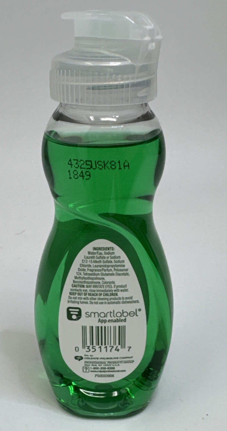 Lot Of 12 Palmolive Original Travel Size Liquid Dish Soap 3 Fl Oz Bottles