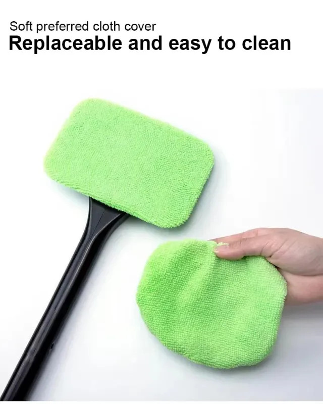 Car Window Cleaner Brush Kit Windshield Cleaning Wash Tool Inside Interior Auto