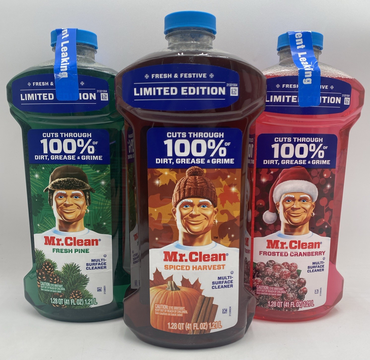 Mr. Clean Holiday Pack All Purpose Cleaner Spiced Harvest Cranberry Pine 41oz 🎃