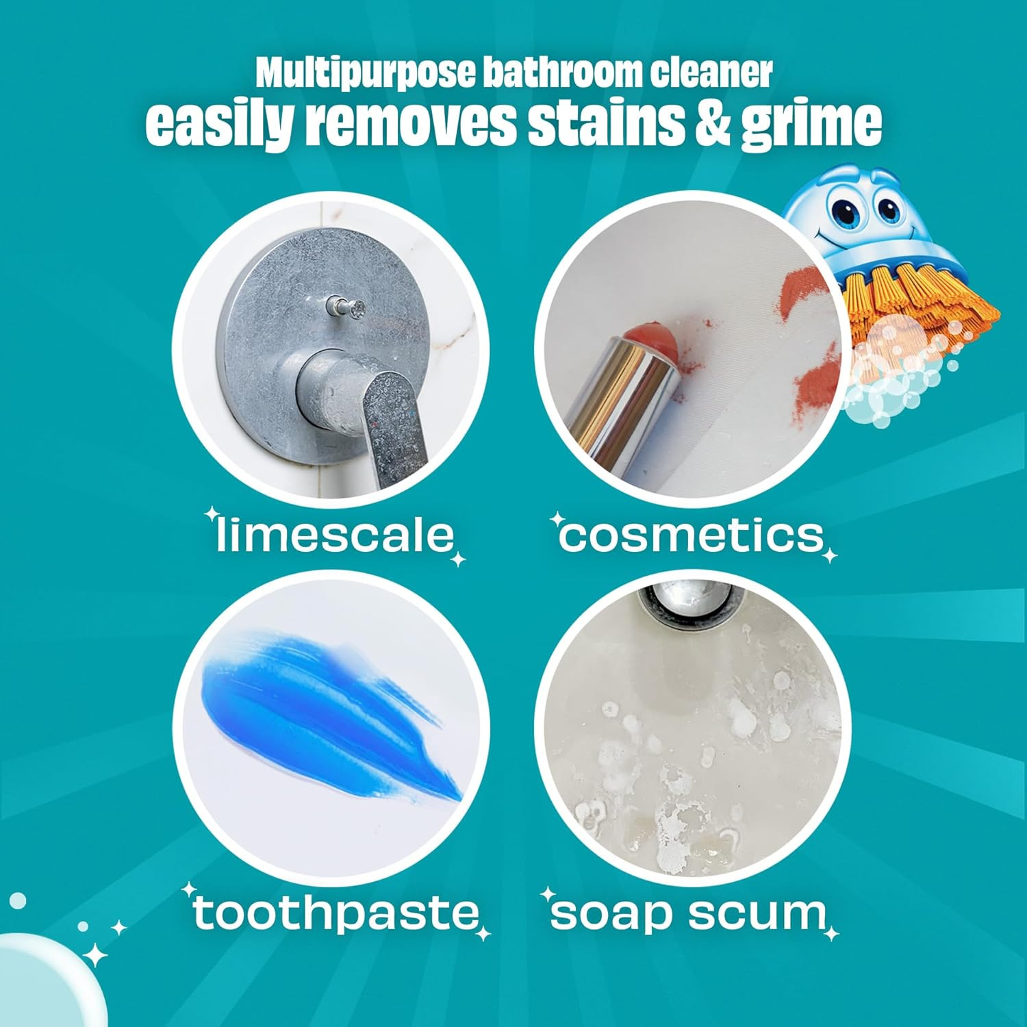 Scrubbing Bubbles Easy Clean Foaming Multipurpose Bathroom Cleaner, Continuous S