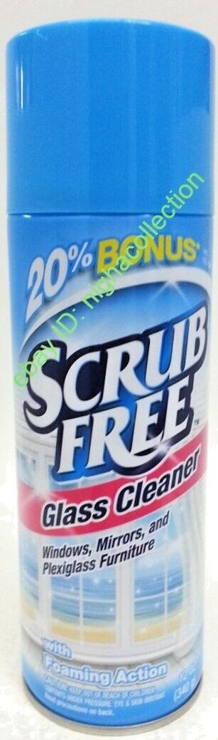 ( Lot 3 ) Scrub Free All Purpose Glass Cleaner w/ Foaming Action12 oz each
