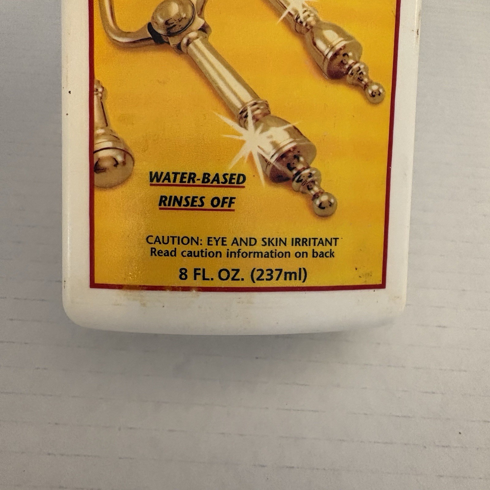 Wright’s Brass Polish 8oz Copper Chrome Bronze Water Based Cleaner 95% Full