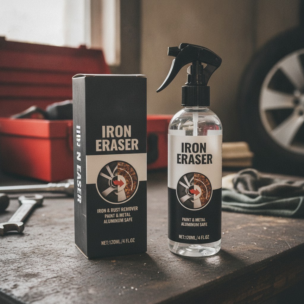 120ml Fast Iron and Rust Remover Spray for Cars, Wheels, Paint and Metal | 12…
